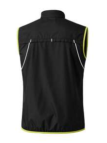 Mizuno Authentic Men's Rain Vest Black - Black - View 2