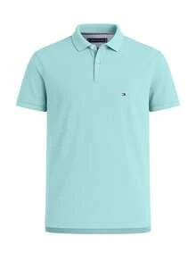 Tommy Hilfiger 1985 Regular Fit Men's Polo Shirt Pastel Blue - Tradewinds aqua - View 1
