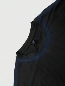 Casual Áo thun nam tay ngắn họa tiết ngựa vằn, thích hợp mặc hàng ngày, mùa xuân/hè - màu đen - Xem 7