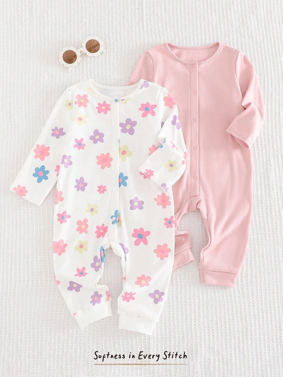 Cozy Pixies Tutina neonato in maglia morbida con stampa leopardata e colore unito, tuta versatile con collo a giro, maniche lunghe e pantaloni, adatta per interno, esterno, sport