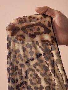 Zivah In The Early Autumn Of  Summer, New Music Festivals, Easter, St. Patrick's Day, Western Style, Nomadic Style, Attending Birthday Parties, Graduation Season, College Style, Students' Daily Wear For Leopard Print - Multicolor - View 8