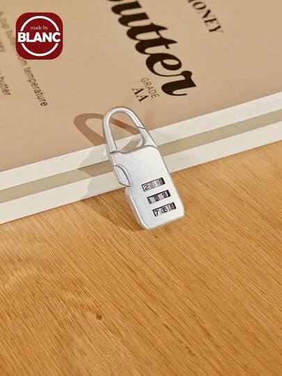 Madebyblanc 1 pieza Candado portátil antirrobo con combinación, de aleación de zinc, resistente al agua y a la oxidación, con protección de combinación de varios dígitos para maletas de viaje