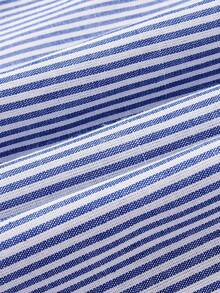 Bộ 2 váy/bộ tay ngắn cổ sọc xanh thêu eo cho bé gái & váy cổ sọc xanh eo - Nhiều màu - Xem 8