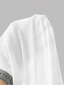 SHEIN Girlism Teen Girl Solid Color Square Neck Long Sleeve Casual Jumpsuit Fall Winter - Grey - View 11