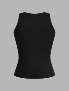 SHEIN EZwear 3 قطع/مجموعة من الكنزات الأساسية ذات الكتف المكشوف باللون الأسود والبيج والأبيض، مناسبة للخريف والصيف - متعدد الألوان - مشاهدة 7
