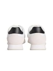 Calvin Klein Jeans Retro Runner Lace Up Men's Sneaker White / Nature / Black YM0YM01325
