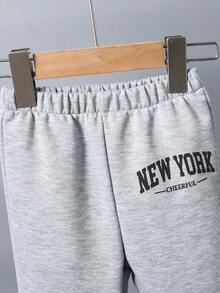 Baby/Kleinkind Jungen gepolsterte Weste mit Kapuze, kombiniert mit Kapuzenpullover und Freizeithose, weicher und angenehmer Stoff, geeignet für drinnen und Outdoor, Wintersaison - Verschiedenfarbig - Übersicht 5