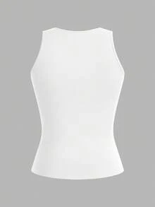SHEIN EZwear 3 قطع/مجموعة من الكنزات الأساسية ذات الكتف المكشوف باللون الأسود والبيج والأبيض، مناسبة للخريف والصيف - متعدد الألوان - مشاهدة 5