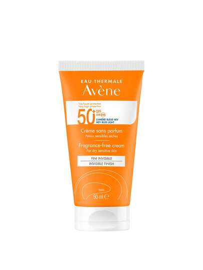 Avene SPF50+ Very High Protection Fragrance-Free Cream Sunscreen 50 Ml