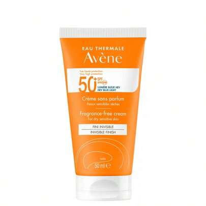 Avene SPF50+ Very High Protection Fragrance-Free Cream Sunscreen 50 Ml