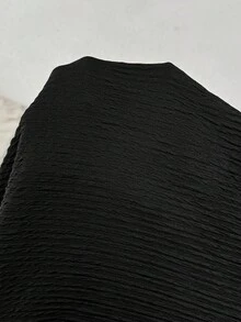SHEIN Vêtements d'automne, vêtements d'automne, vêtements de maternité d'automne Maternité 2 pièces Ensemble Top et pantalon casual de maternité de couleur unie à ourlet asymétrique Ensemble de maternité 2 pièces Vêtements de maternité Deux pièces Costumes Ensemble deux pièces noir Ensemble deux pièces Ensemble deux pièces de détente Ensemble deux pièces confortable - Noir - Voir 7
