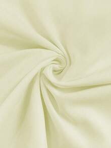 Franclia 女士常规白衬衫，带假吊带，露肩中袖二合一，优雅休闲通勤时尚派对商务百搭 - 淡黃色 - 查看 5