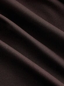 SHEIN MOD 大码复古 70 年代不对称迷你连衣裙，带有荷叶边细节、露背领口、串珠装饰、分层蛋糕下摆和垂坠领口 - 灵感来自 Y2K，非常适合海岛度假、派对、约会、生日庆祝、下午茶和节日，夏季连衣裙、秋季服装，适合外出 - 棕色 - 查看 7