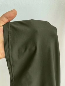 TRNVIE Áo hai dây khoét lỗ màu trơn gợi cảm cho nữ, mùa hè - xanh quân đội - Xem 6