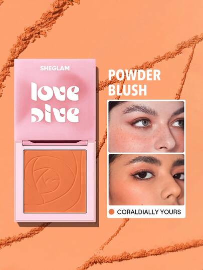 Care Bears X SHEGLAM أحمر خدود بودرة Cuddle Time Blush-Thrill Seeker، صبغة عالية لا تتلاشى، يدوم طويلاً، طبيعي، خفيف الوزن، مكياج للوجه، ، أحمر خدود شتوي لعيد الميلاد حمره علامة تجارية جمال مكياج مستحضرات تجميل للنساء الفتيات مثالي لفصل الشتاء مثالي ل- Y2K أزياء أنيقة هدية حفلة جاهز أفضل لون