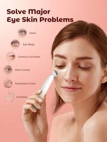 Vibration+Massage Mode. Massage And Care For Various Acupoints Around The Eyes Through Vibration, Stimulate And Exercise The Vertebral And Optic Nerves, Reduce Prolonged Eye Dryness, And Improve Various Skin Problems Around The Eyes.