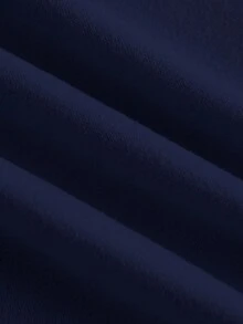 SHEIN EZwear 女士海军蓝休闲性感吊带背心，适合夏季 - 藍色 - 查看 4