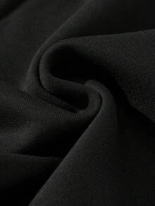 SHEIN Playful Pals 6 件套女婴休闲时尚创意简约连帽衫和运动裤套装，适合秋季，粉色/黑色/杏色