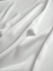 Maweii 加大码白色系带修身正装外套，适合工作和休闲穿着 - 白色 - 查看 7