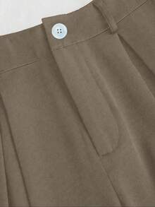 EMERY ROSE Plus Size Pleated Detail Versatile Office Pants