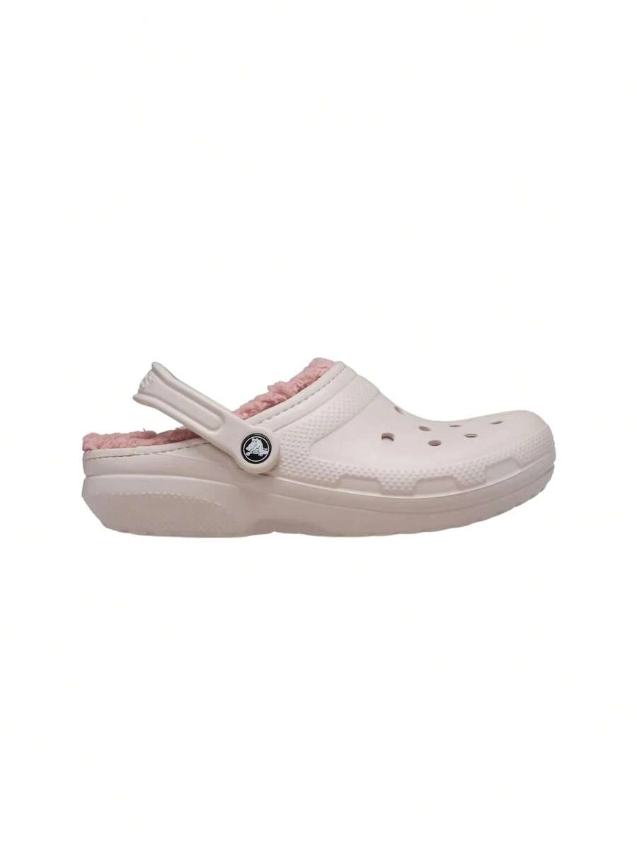 Crocs Classic Lined Unisex Clog Quartz CR203591 - Pink - View 1