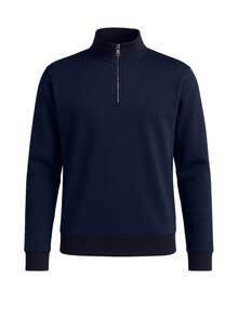 Hugo Boss Sweatshirt Black Smart Casual Quarter Zip Sidney 69 - Navy - Xem 1