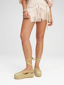 Styleloop Women's Bohemian Style Thick Sole Casual Shoes, Fashionable For Halloween, Christmas, Autumn