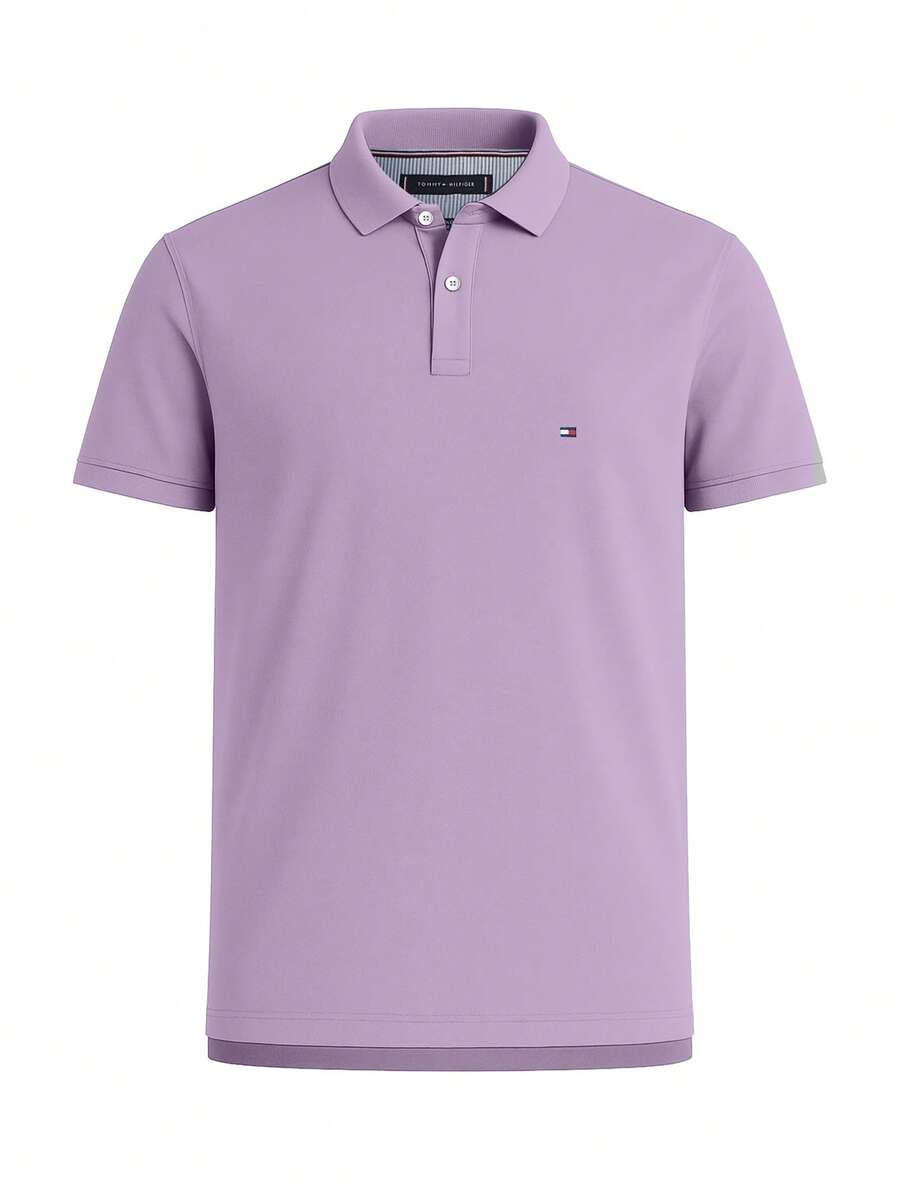 Tommy Hilfiger 1985 Regular Fit Men's Polo Shirt Purple - Lilac Purple - View 1