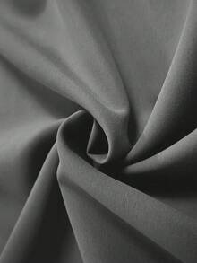 Franclia Plus Size Solid Color High Waist Ruched Skirt With Pockets Maxi Women Outfit Fall Cloth For Women - Dark Grey - View 5