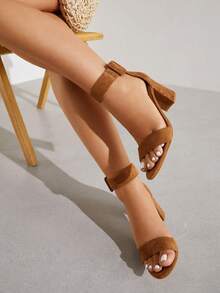 CUCCOO BIZCHIC Woman Shoes Fashion Vacation High Heel Elegant Khaki Sandals For Summer Graduation Heels Prom Heels Vacation Shoes Summer Elegant Basics Business Casual Business Chic Spring Shoes Spring Break Easter For Christmas