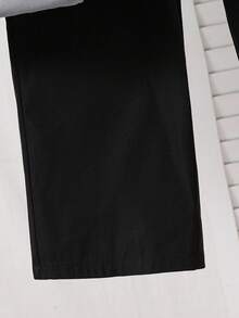 SHEIN 2件套青少年男孩休闲舒适百搭圆领长袖运动衫和直筒裤套装 - 彩色 - 查看 7