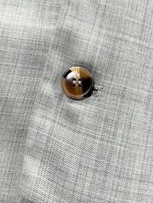 Manfinity Mode Men's Casual Blazer Jacket With Single-Breasted Lapel, Long Sleeve, Autumn - Grey - View 7