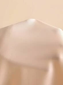 Bluhae Damen elegantes minimalistisches Hemd mit hohem Kragen und Langarm, Herbst 2025