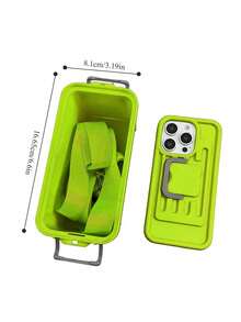 Zazumi 1PC  Phone Case Creative Storage Box Can Be Worn Across The Body For Outdoor Use, Plastic Material Is Lightweight. - Multicolor - View 14
