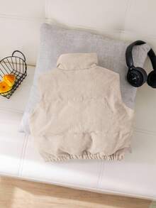 SHEIN 女宝宝秋冬可爱百搭保暖无袖外套