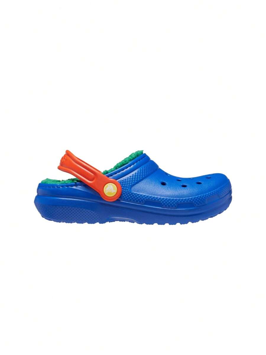 Crocs Classic Toddlers' Lined Slipper Blue Bolt / Multicolor CR207009 - Multicolor - View 1