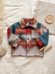 Vintaside Kids 男婴复古时尚百搭长袖夹克，适合旅行、度假或日常休闲穿着，秋冬季