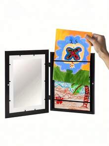 1 件磁性艺术画框 - 易于打开，可快速更换展示品 - 适用于家庭和办公室的多功能墙面装饰 - 适合节日和送礼 - 彩色 - 查看 5