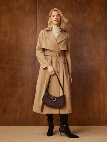 MOTF PREMIUM BUCKLE DECOR PU LEATHER SHOULDER BAG