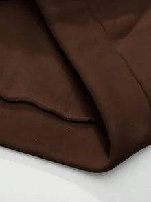 PAVTROS Manfinity Streetrush Men's Casual Retro Coffee Color Zip-Up Hoodie, Fall