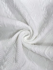 Easowa 女士休闲纹理圆领长袖短款连体裤连衣裙 冬季白色连衣裙 白色毛衣连衣裙 长袖毛衣连衣裙 绞花针织连衣裙 休闲白色连衣裙 女士秋季服装 女士冬季服装 秋季连衣裙 女士休闲连衣裙 女士休闲工作装 女士秋冬服装 休闲连衣裙，休闲 - 白色 - 查看 8