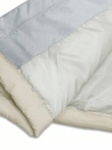 Manfinity Homme 1pc Loose Fit Men's Zipper Hooded Puffer Vest Coat, Fall Winter - Beige - View 8