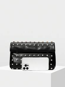 MOTF PREMIUM 女士时尚优雅手提包，钻石，适合聚会、派对、日常场景等 - 銀色 - 查看 4