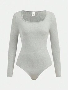 SHEIN Girlism 3pcs/Set Teen Girls' Black, Gray, Navy Crew Neck Solid Color Long Sleeve Snap Front Jumpsuit Romper Outfit, Buy 1 Get 2 Free Fall Winter - Navy Blue - View 7