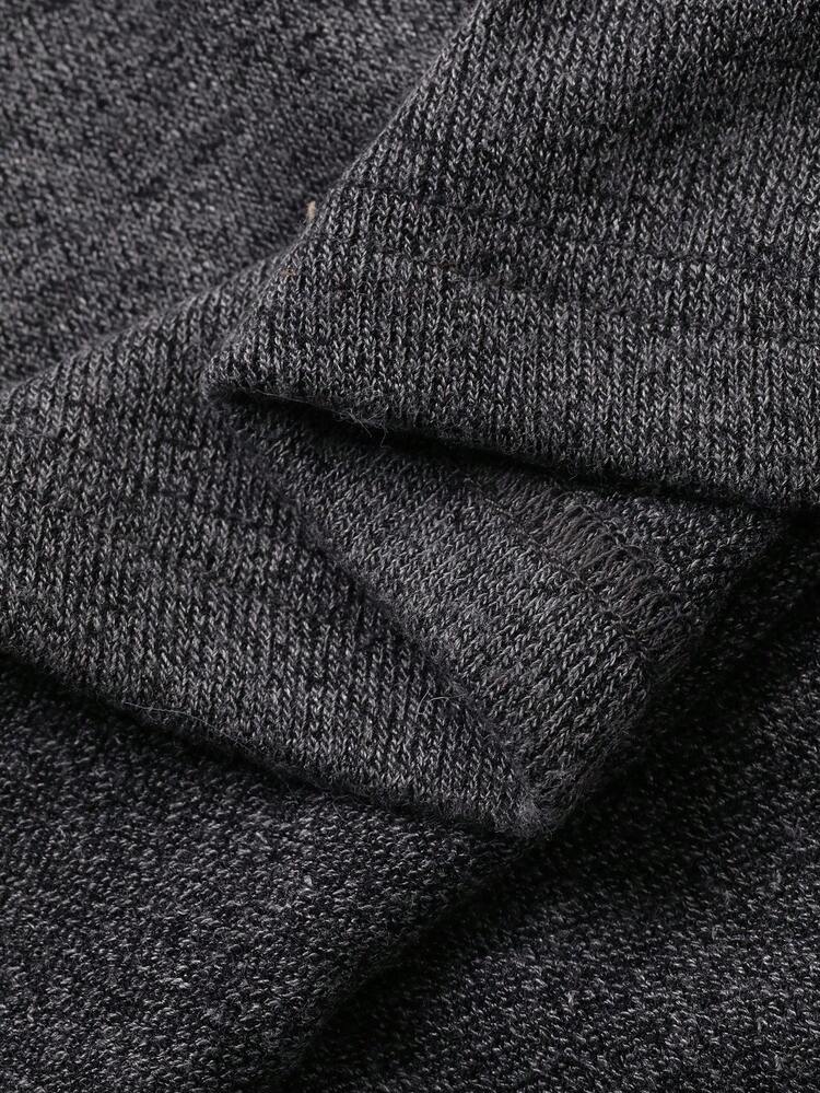 2pcs/Set Women Loose Casual Slouchy Grey Outfit, Autumn/Winter
