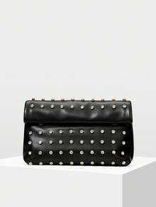 MOTF PREMIUM 女士时尚优雅手提包，钻石，适合聚会、派对、日常场景等 - 銀色 - 查看 1