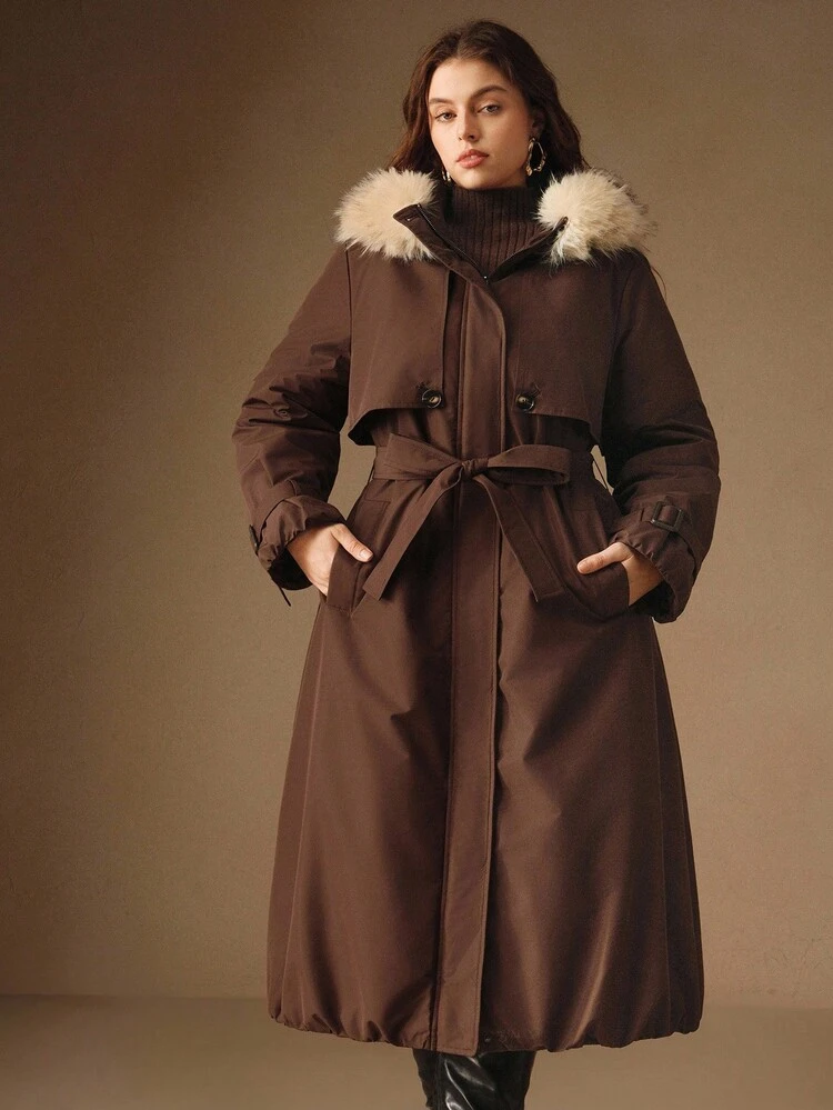 KF16661-DM Outono, Inverno, Ano Novo, Elegante, Chique, Estiloso, Natal, Saída, Roupas de Inverno para Mulheres