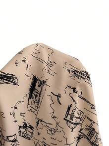 EMERY ROSE 女士休闲通勤简约纽扣长袖衬衫 - 彩色 - 查看 8