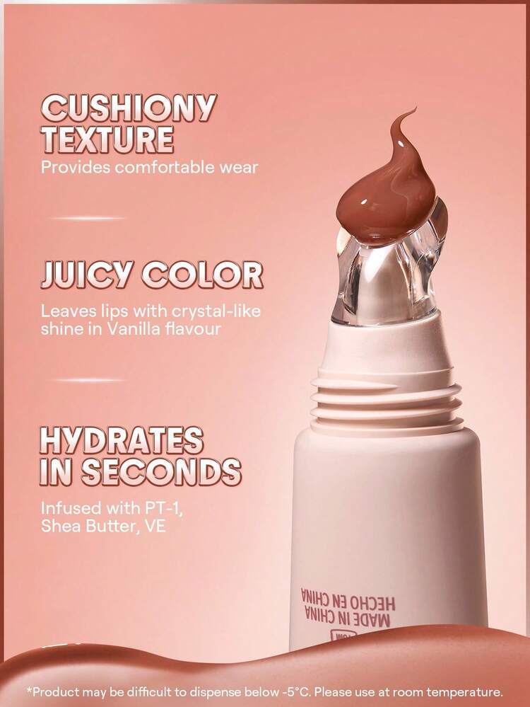 SHEGLAM Crystal Glaze Moisturizing Lip Care-Vanilla Biscotti Lip Combo Brand Beauty Makeup Face Paint Cosmetic For Women Girls Perfect For Winter Spring Ideal For Y2K Fancy Fashion Suitable For Birthday Gift Party Ready Best Color - Vanilla Biscotti - View 4