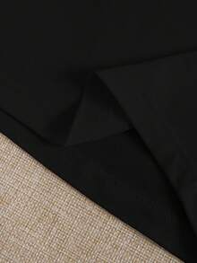 SHEIN EZwear 3 件套女士黑色超短款紧身休闲吊带背心，适合夏季 - 黑色 - 查看 3